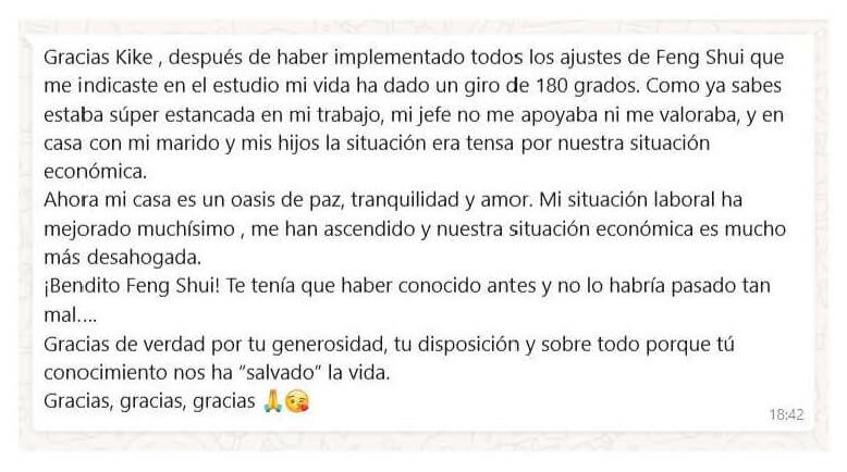 testimonio 2 estudio feng shui